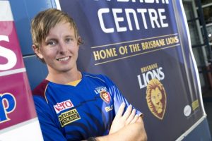 Image from Griffith Physiotherapy graduate joins the Brisbane Lions AFL club