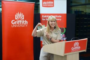Image from Terri Irwin and Griffith University join fight against disease