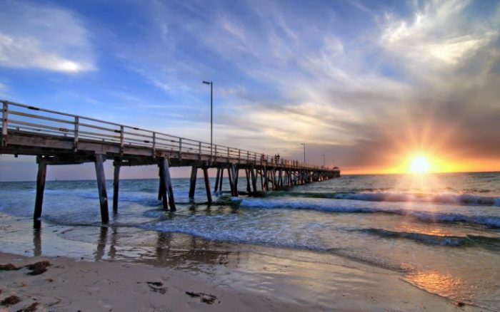 Pier at one of Adelaide's many beaches